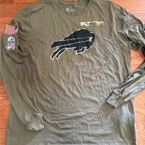 Nike Olive Buffalo Bills Long Sleeve Tee